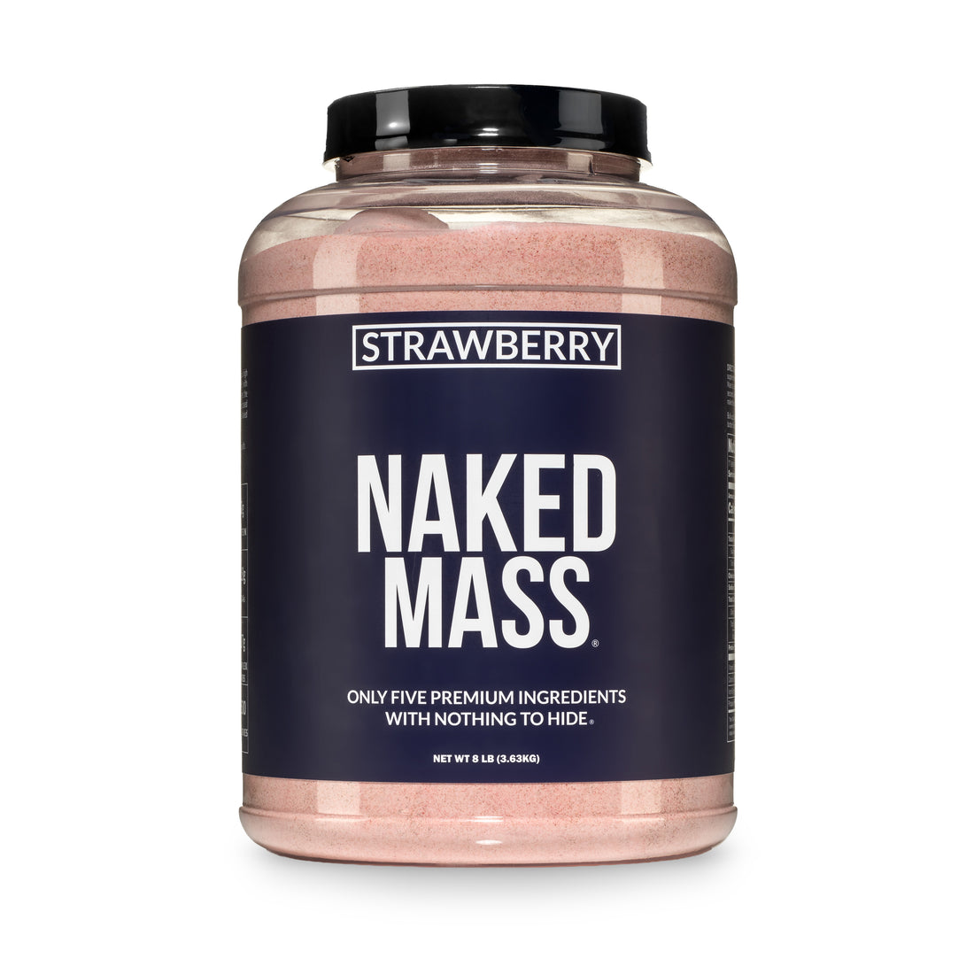 Supplément de protéines de gain de poids à la fraise | Naked Mass - 8LB