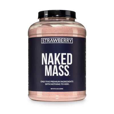 Supplément de protéines de gain de poids à la fraise | Naked Mass - 8LB