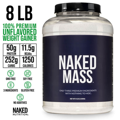 Weight Gainer Protein Supplement | Naked Mass - 8LB