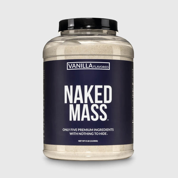 Vanilla Weight Gainer Protein Supplement | Vanilla Naked Mass - 8LB