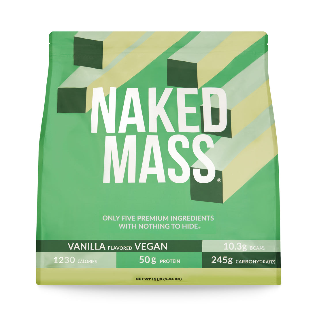 Vanilla Vegan Mass Gainer Protein Powder | No Additives