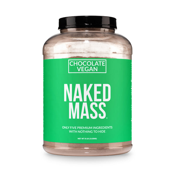 Chocolate Vegan Weight Gainer Supplement | Naked Vegan Mass - 8LB