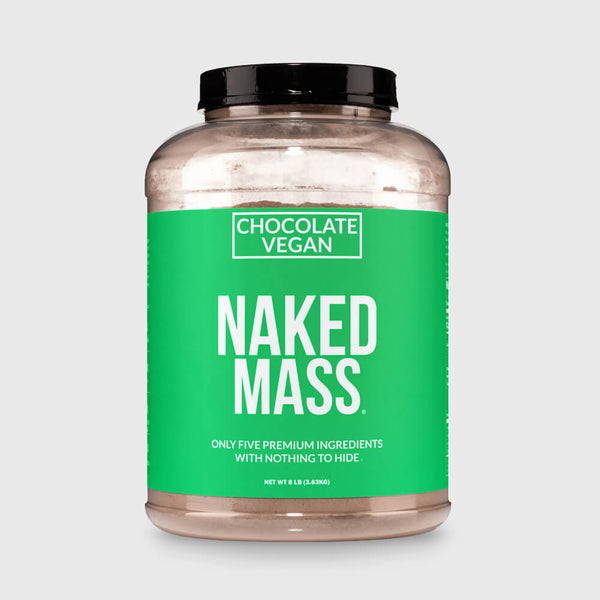 Chocolate Vegan Weight Gainer Supplement | Naked Vegan Mass - 8LB
