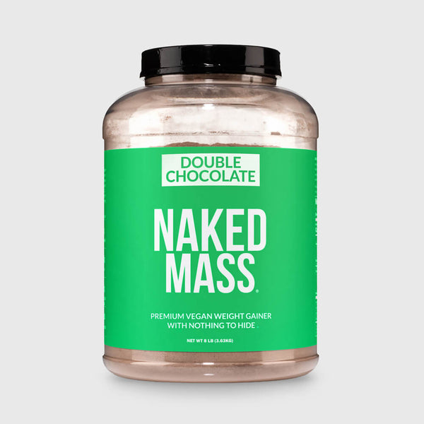 Double Chocolate Vegan Weight Gainer Supplement | Naked Vegan Mass - 8LB
