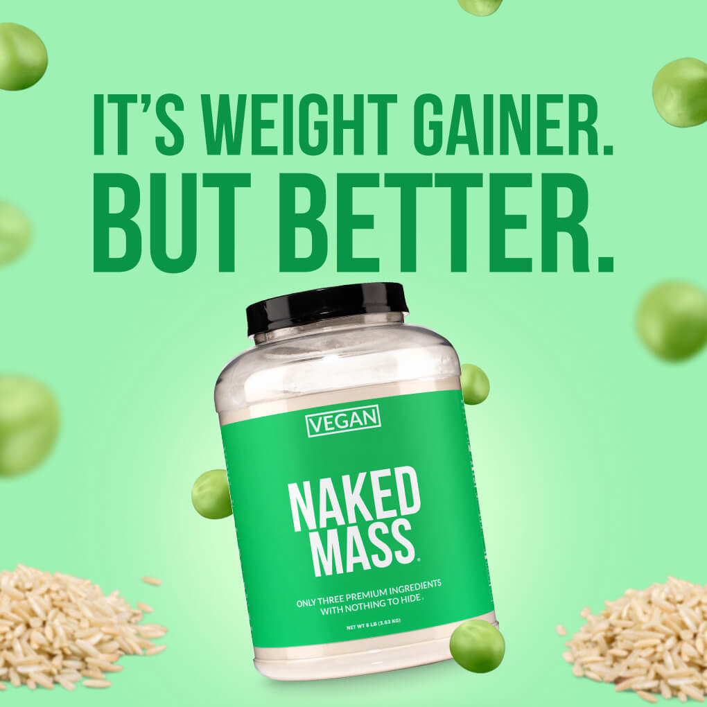Vegan Weight Gainer Supplement | Naked Vegan Mass - 8LB