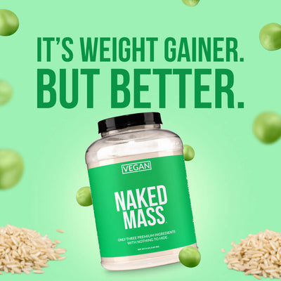 Vegan Weight Gainer Supplement | Naked Vegan Mass - 8LB