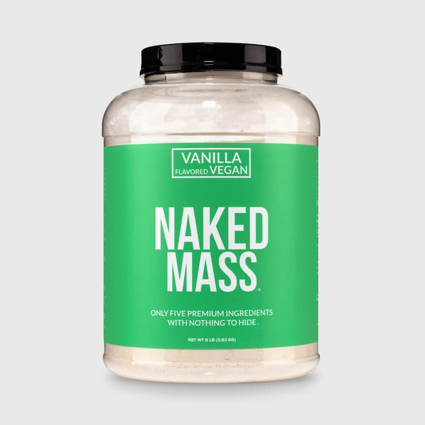 Vanilla Vegan Weight Gainer Supplement | Naked Vegan Mass - 8LB