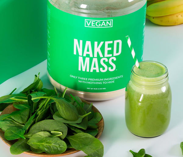 Add our chocolate vegan mass gainer to protein shakes and smoothie bowls. Best used between meals, after a workout, or before bed.
