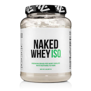 Unflavored Grass Fed Whey Isolate Protein Powder | Naked Whey Isolate - 2LB
