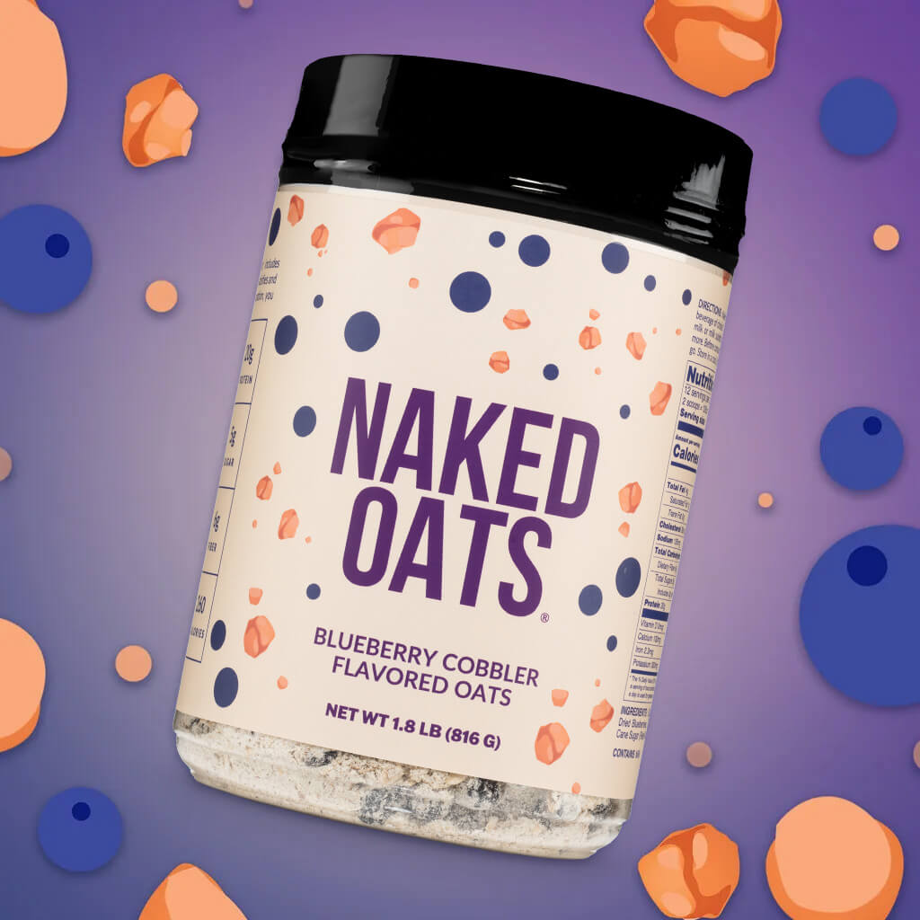 Avoine protéinée Cobbler aux myrtilles | Naked Oats