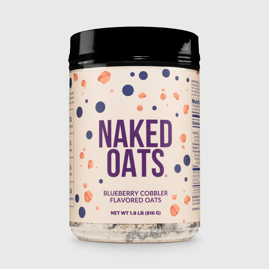 Blueberry Cobbler Protein Oats | Naked Oats