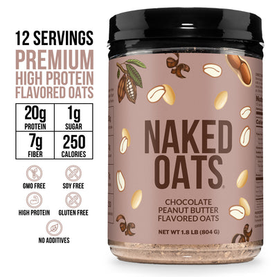 Avoine protéinée au beurre de cacahuètes et au chocolat | Naked Oats