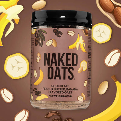 Avoine protéinée au beurre de cacahuète et à la banane | Naked Oats