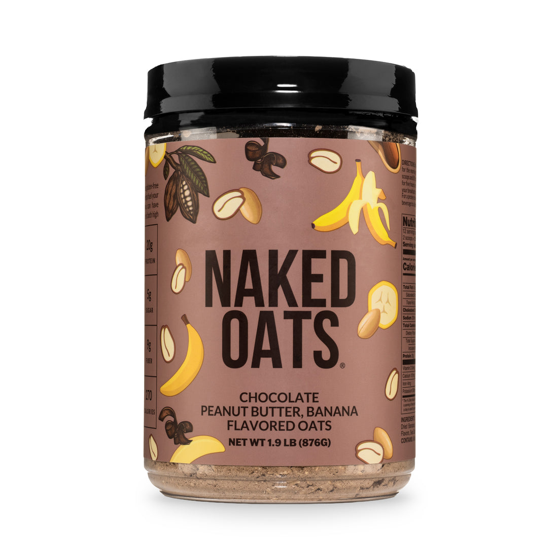 Avoine protéinée au beurre de cacahuète et à la banane | Naked Oats