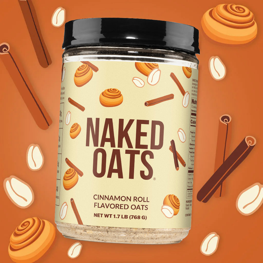 Avoine protéinée roulée à la cannelle | Naked Oats