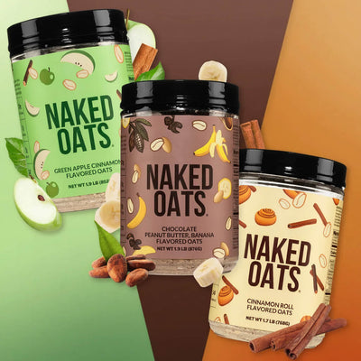 Avoine protéinée roulée à la cannelle | Naked Oats