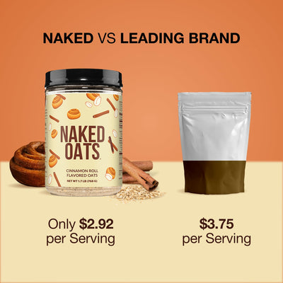 Avoine protéinée roulée à la cannelle | Naked Oats