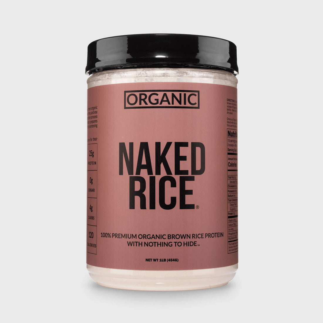 Organic Brown Rice Protein Powder | Naked Rice - 1lb