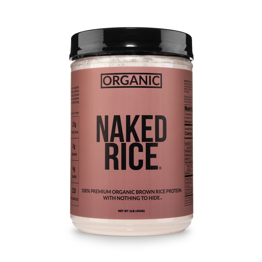 Organic Brown Rice Protein Powder | Naked Rice - 1lb