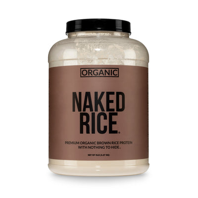 Protéines de riz brun biologique en poudre | Naked Rice - 5lb