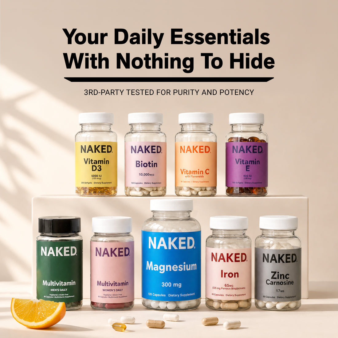 vitamins capsules