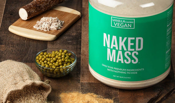 Add our vanilla vegan mass gainer to protein shakes and smoothie bowls. Best used between meals, after a workout, or before bed.