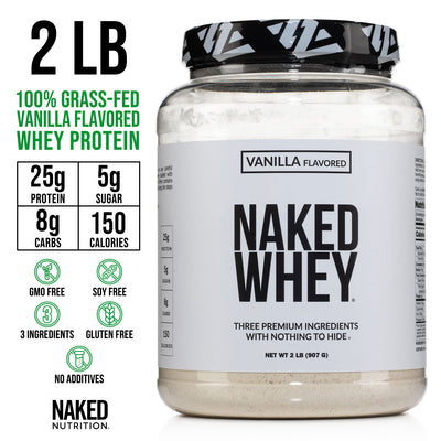 grass fed whey protein shake vanilla