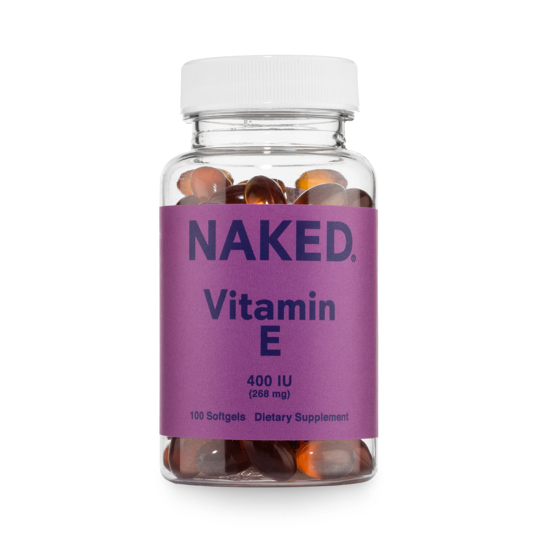 Daily Vitamin E Supplement | Naked Vitamin E - 100 Softgels