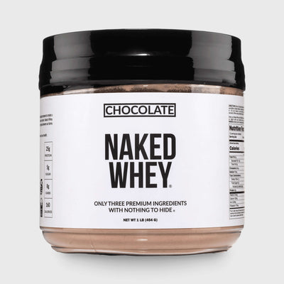 Chocolate Whey Protein Powder 1lb | Naked Chocolate Whey - 1LB