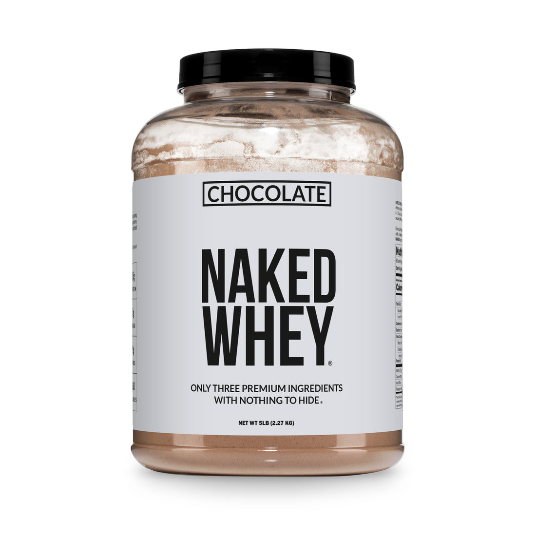 Chocolate Whey Protein Powder | Naked Chocolate Whey - 5LB