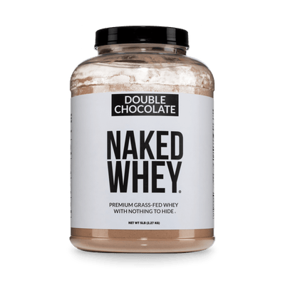 Double Chocolate Whey Protein Powder | Naked Whey - 5LB