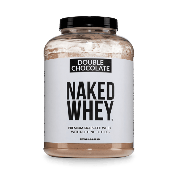 Double Chocolate Whey Protein Powder | Naked Whey - 5LB