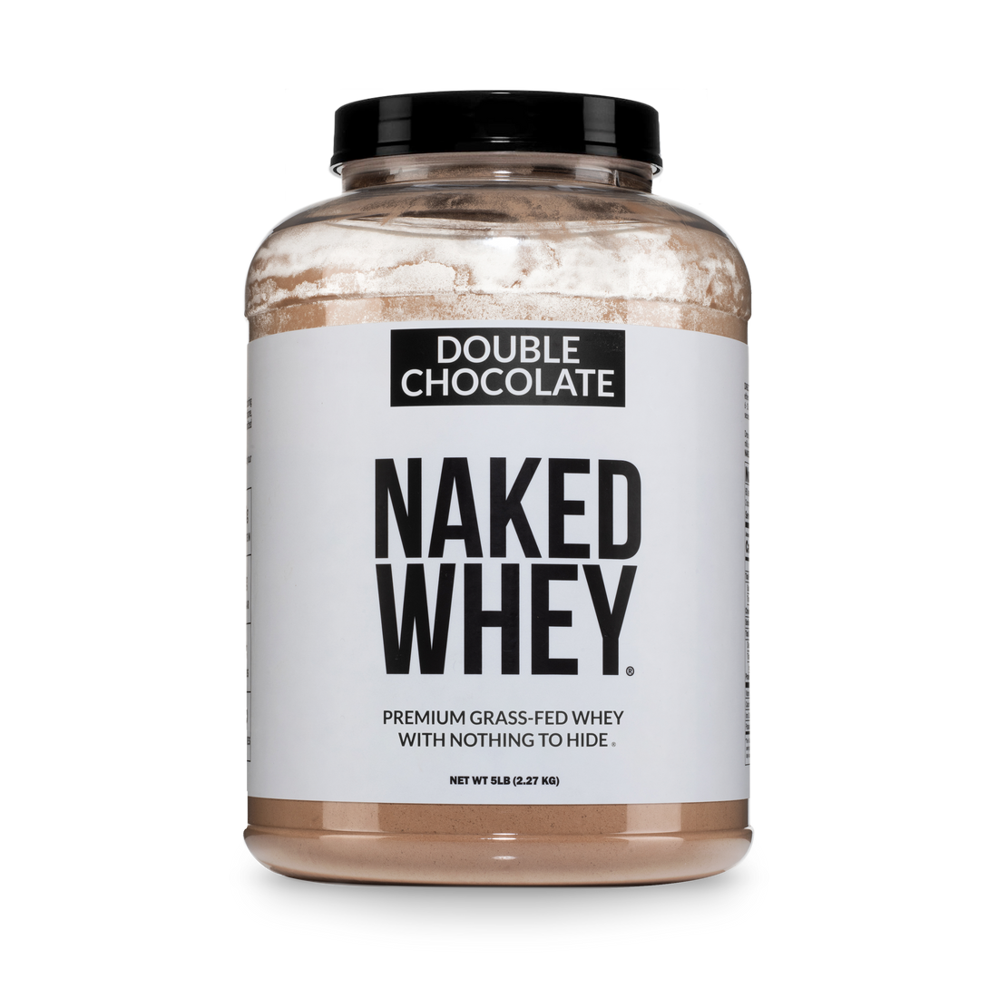 Double Chocolate Whey Protein Powder | Naked Whey - 5LB