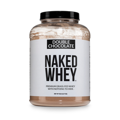 Double Chocolate Whey Protein Powder | Naked Whey - 5LB
