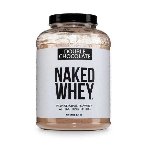 Double Chocolate Whey Protein Powder | Naked Whey - 5LB