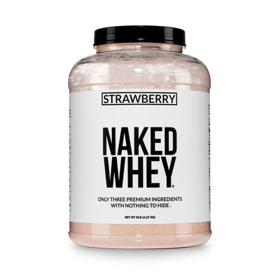 Strawberry Whey Protein Powder | Naked Strawberry Whey - 5LB