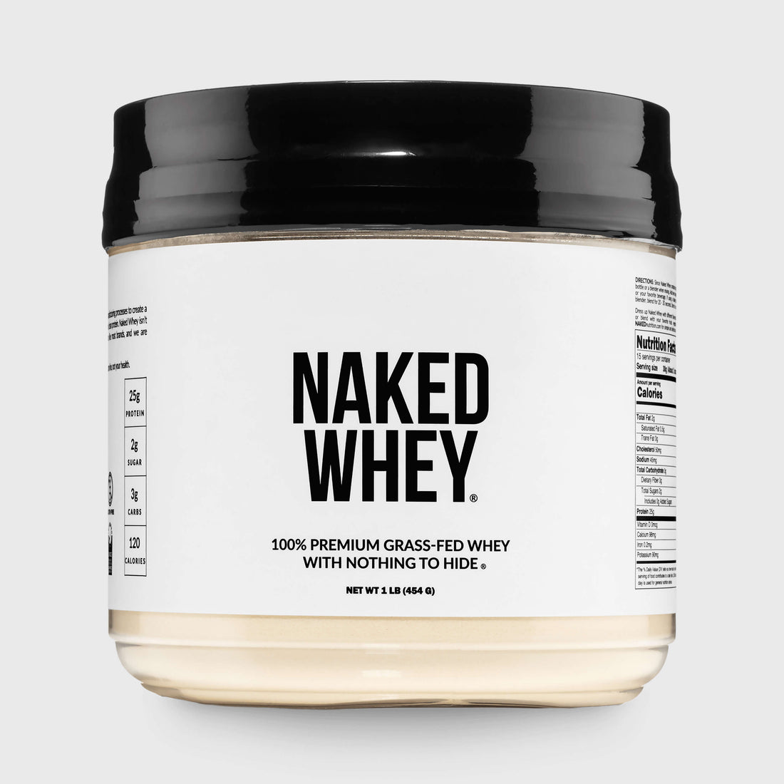 Grass Fed Whey Protein Powder | Naked Whey - 1lb
