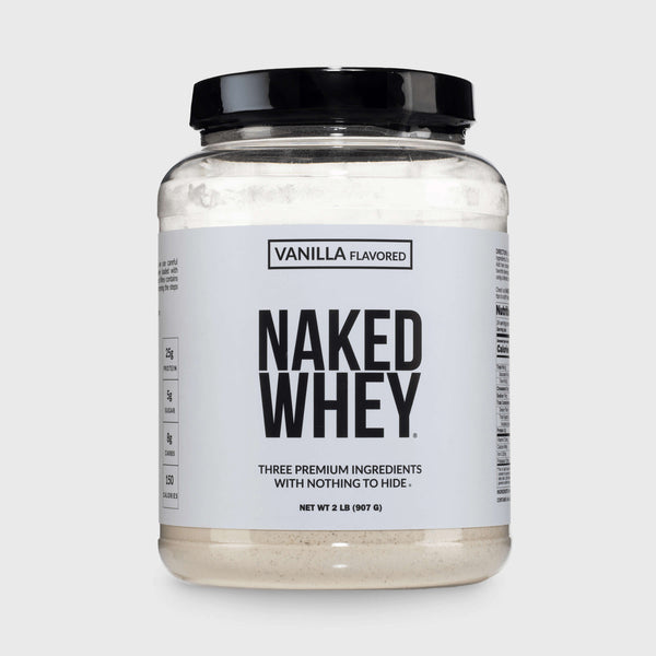 Vanilla Whey Protein Powder 2LB | Naked Whey - 2LB