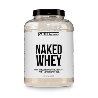 Vanilla Whey Protein Powder | Naked Vanilla Whey - 5LB