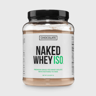 Chocolate Grass Fed Whey Isolate Protein Powder | Naked Whey Isolate - 2LB