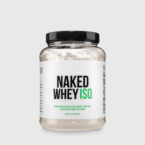 Unflavored Grass Fed Whey Isolate Protein Powder | Naked Whey Isolate - 2LB