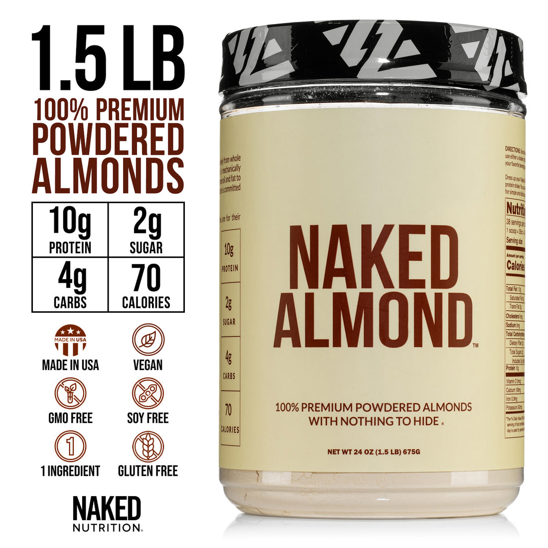 high protein almond powder
