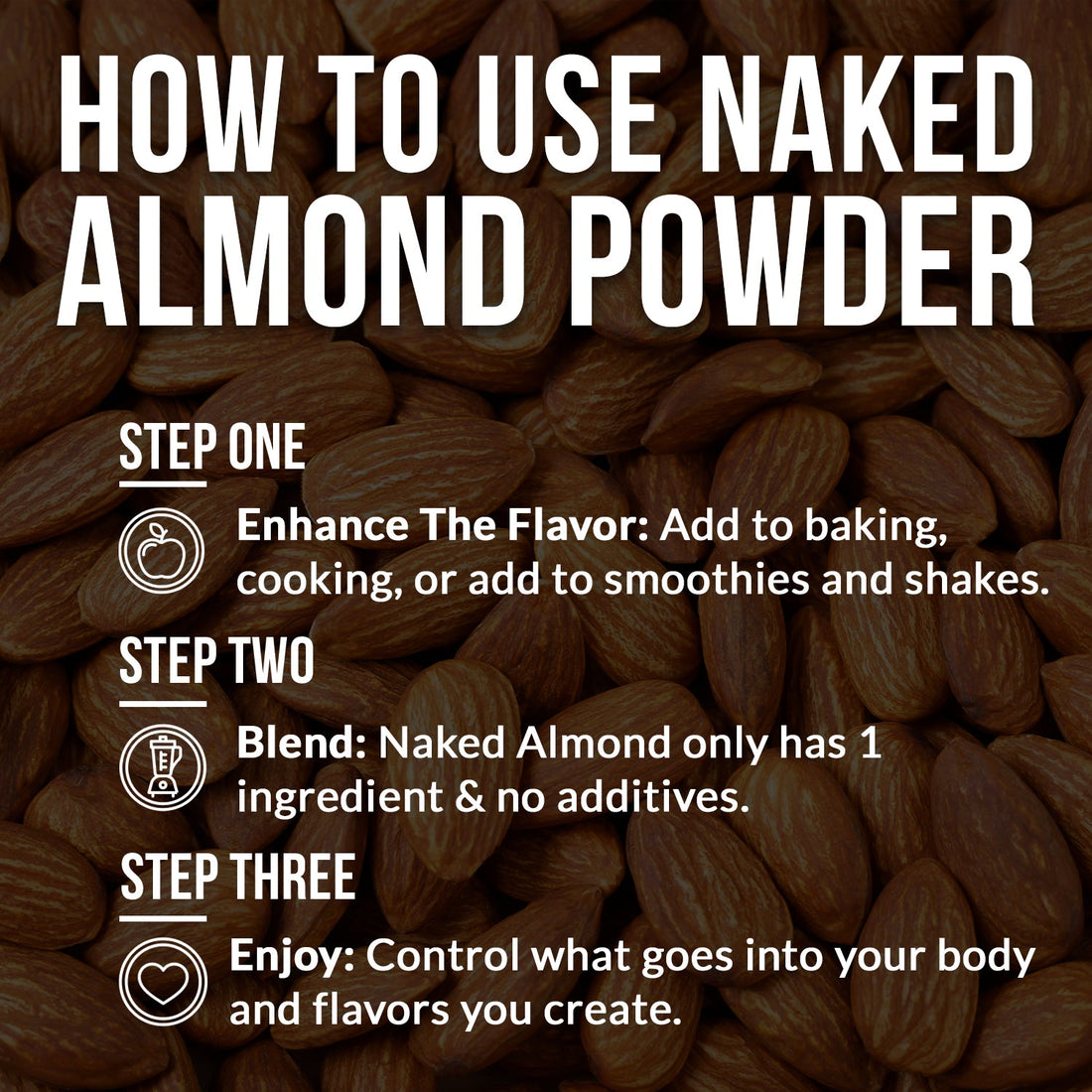 Amandes en poudre | Amande nue - 1,5 LB