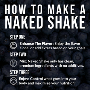Blueberry Muffin Protein Shake | Naked Shake - 30 Servings