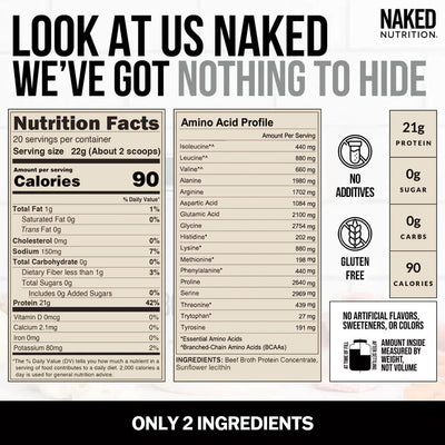 bone broth nutrition facts