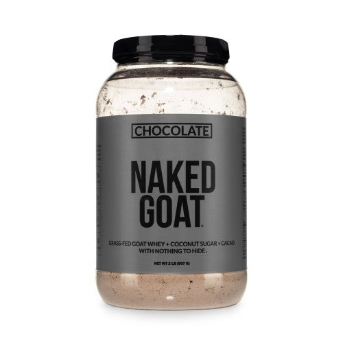 Poudre de protéines de lactosérum au chocolat de chèvre | Naked Goat - 2lb