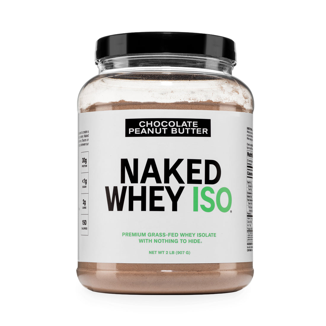chocolate-peanut-butter whey isolate protein powder 2LB