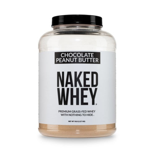 Poudre de protéines de lactosérum au beurre de cacahuètes au chocolat | Naked Whey - 5LB