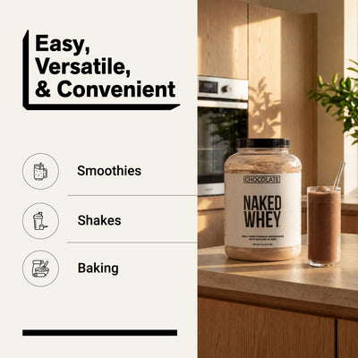 chocolate whey protein smoothies shakes baking