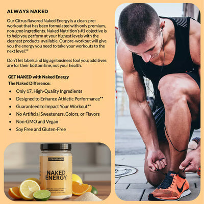Pre Workout Supplement Citrus